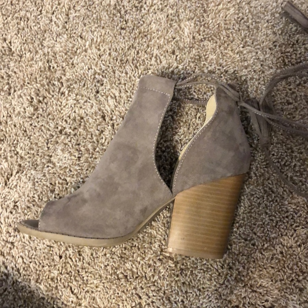 Taupe Sandal Heels